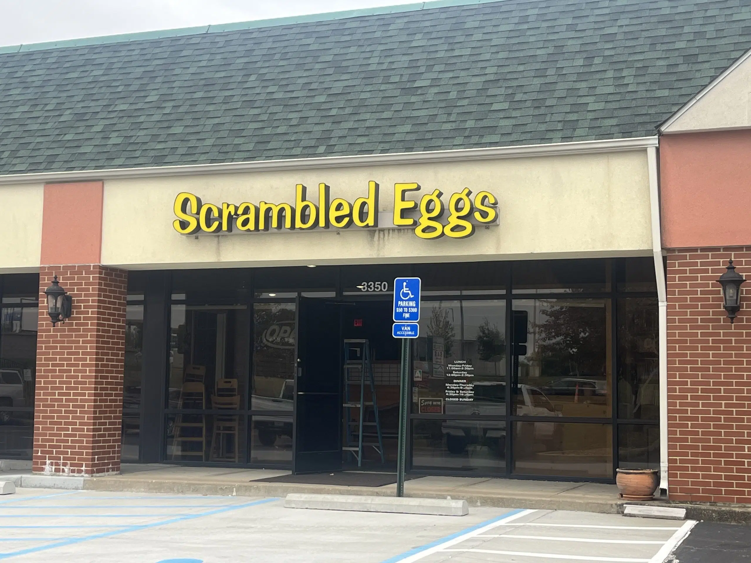 Scrambled Eggs Restaurant, St. Peter’s New Business Hours